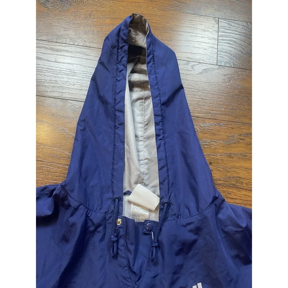 Adidas Vintage Navy Blue Windbreaker‎ Hooded Pullover Jacket Mens XL Macau